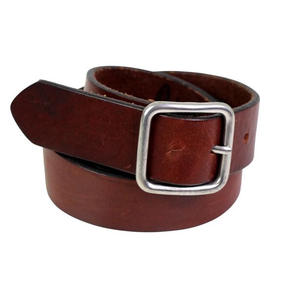 Old Navy BROWN GENUINE LEATHER 1 1/8"Wd DRESS CASUAL WOMEN'S BELT Size L (C79 - Picture 6 of 14